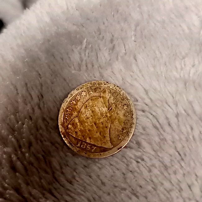 1857 Silver Dime
